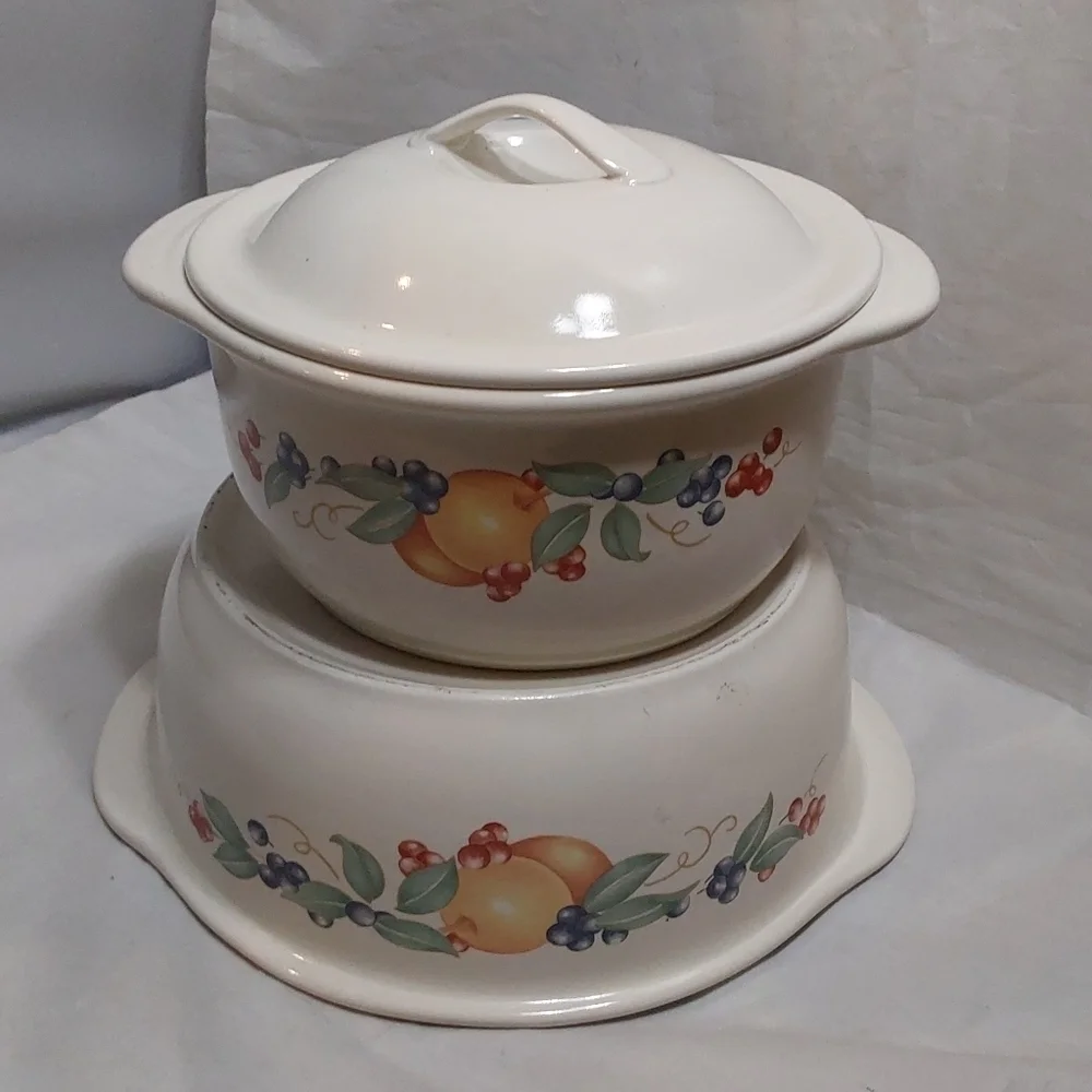 Corelle CORDINATES‎ VINTAGE 2 STONEWARE POT